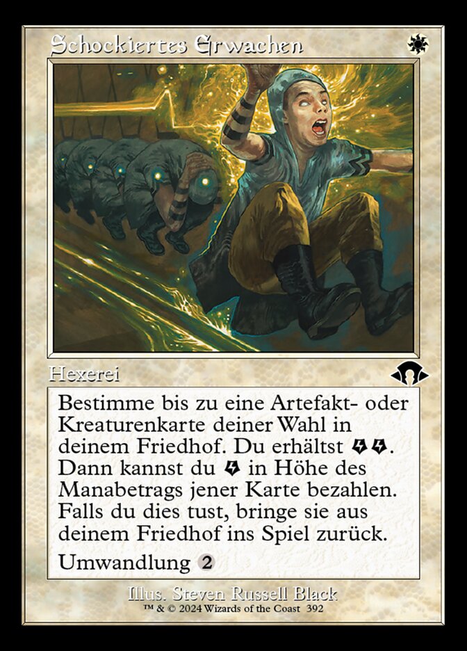 Schockiertes Erwachen