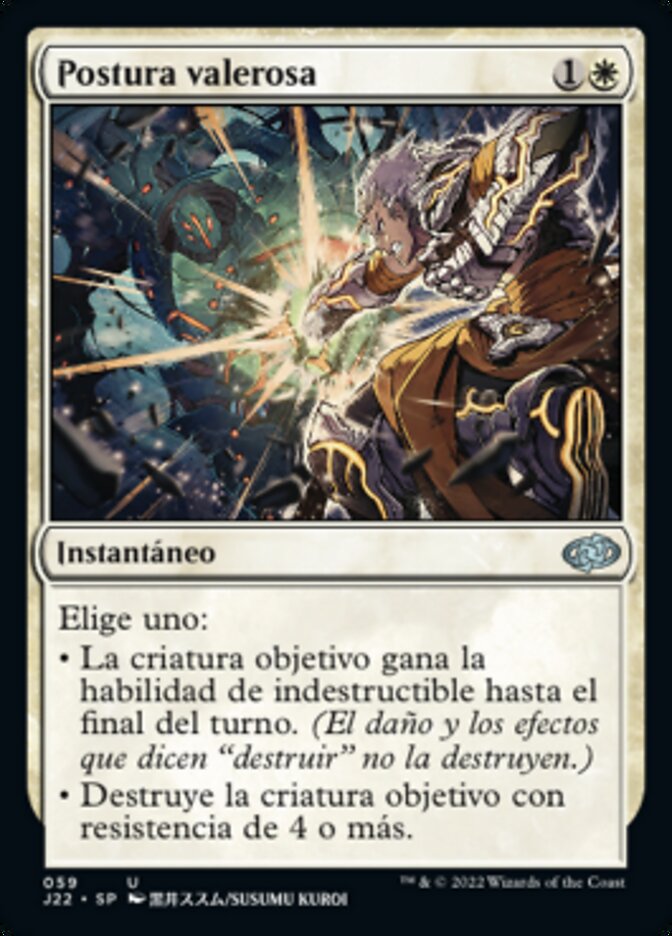Postura valerosa