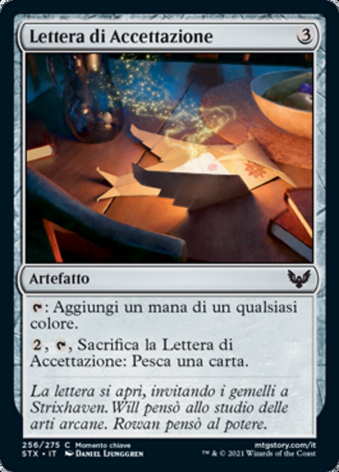 Lettera di Accettazione