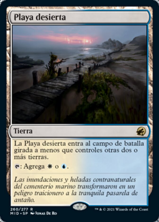 Playa desierta