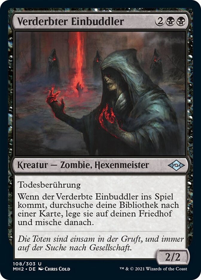 Verderbter Einbuddler