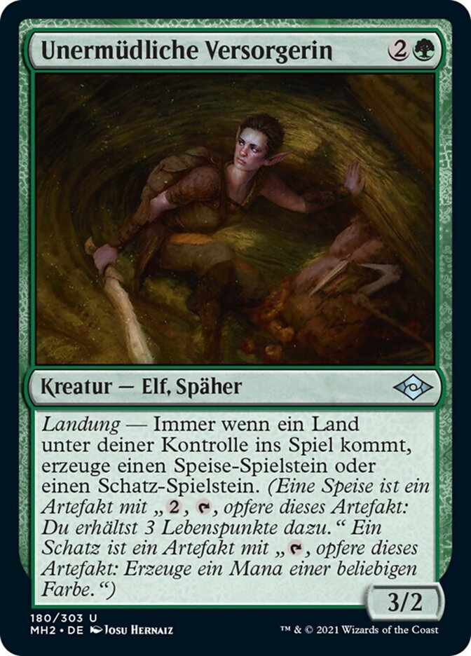 Unermüdliche Versorgerin