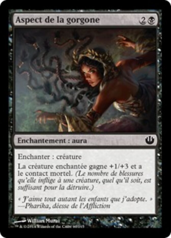 Aspect de la gorgone