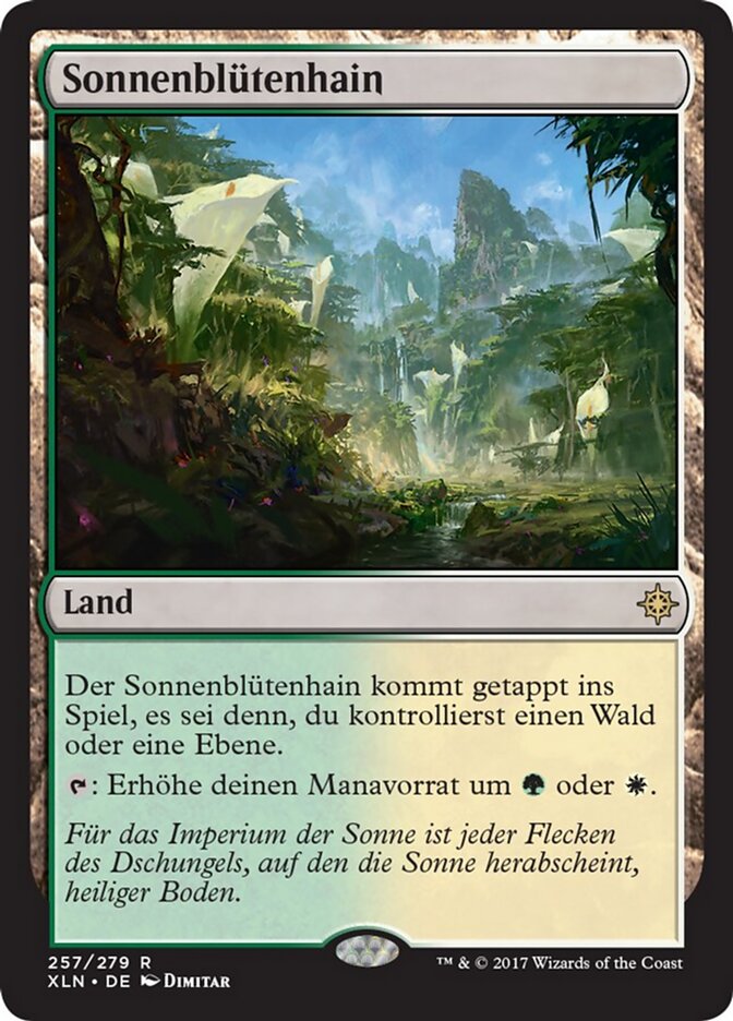 Sonnenblütenhain