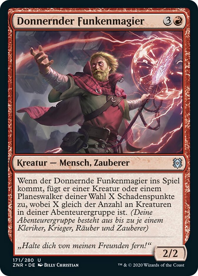 Donnernder Funkenmagier