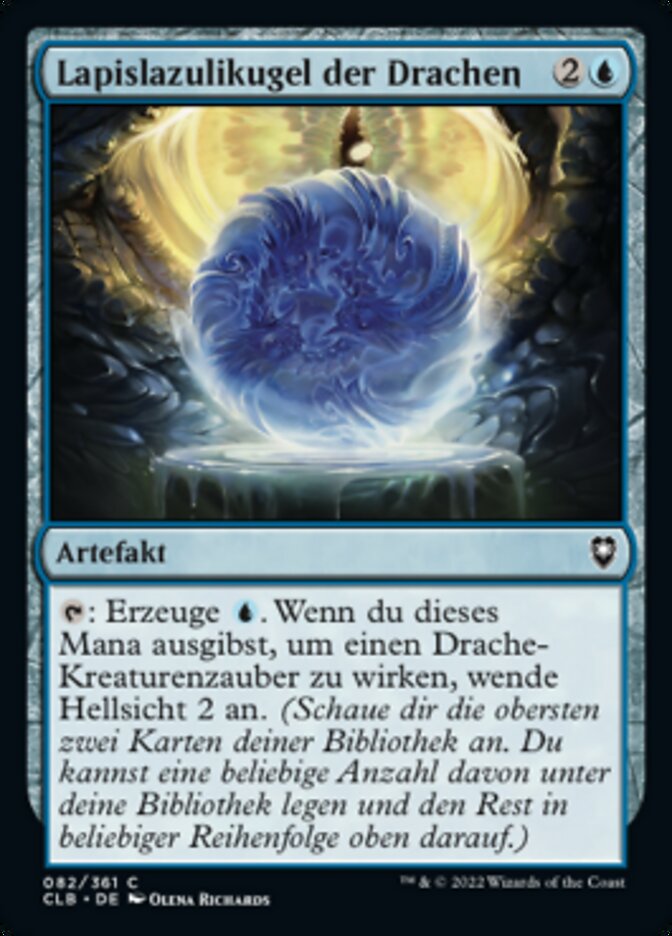 Lapislazulikugel der Drachen