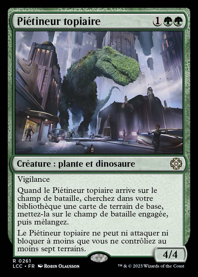 Piétineur topiaire