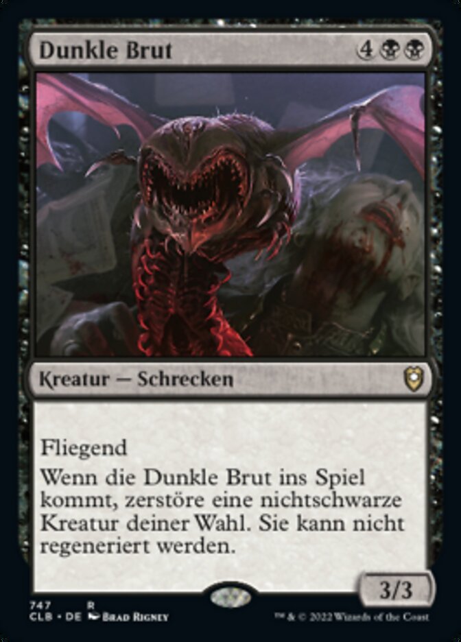 Dunkle Brut