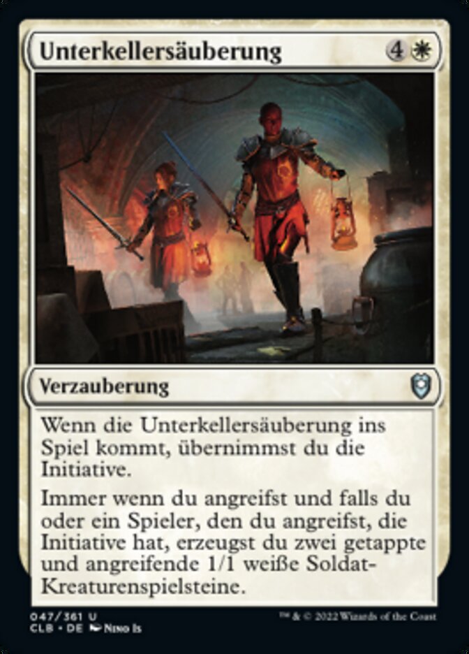 Unterkellersäuberung