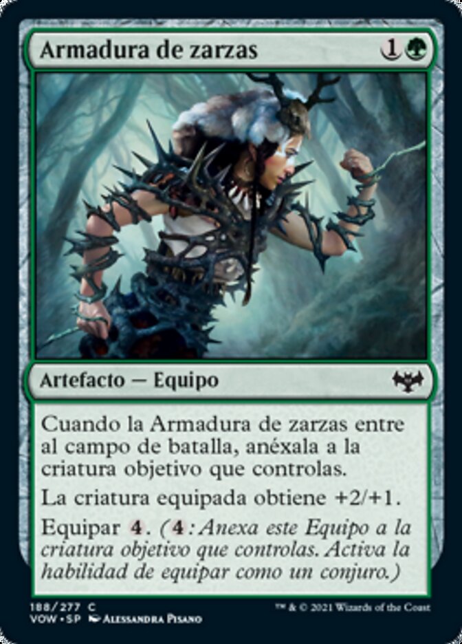 Armadura de zarzas