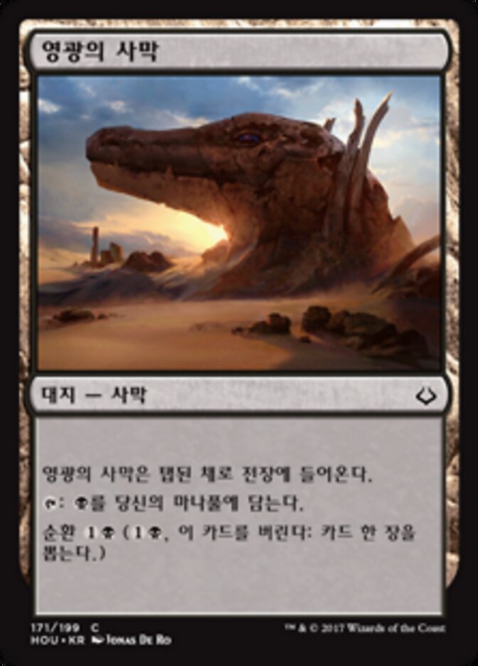 영광의 사막