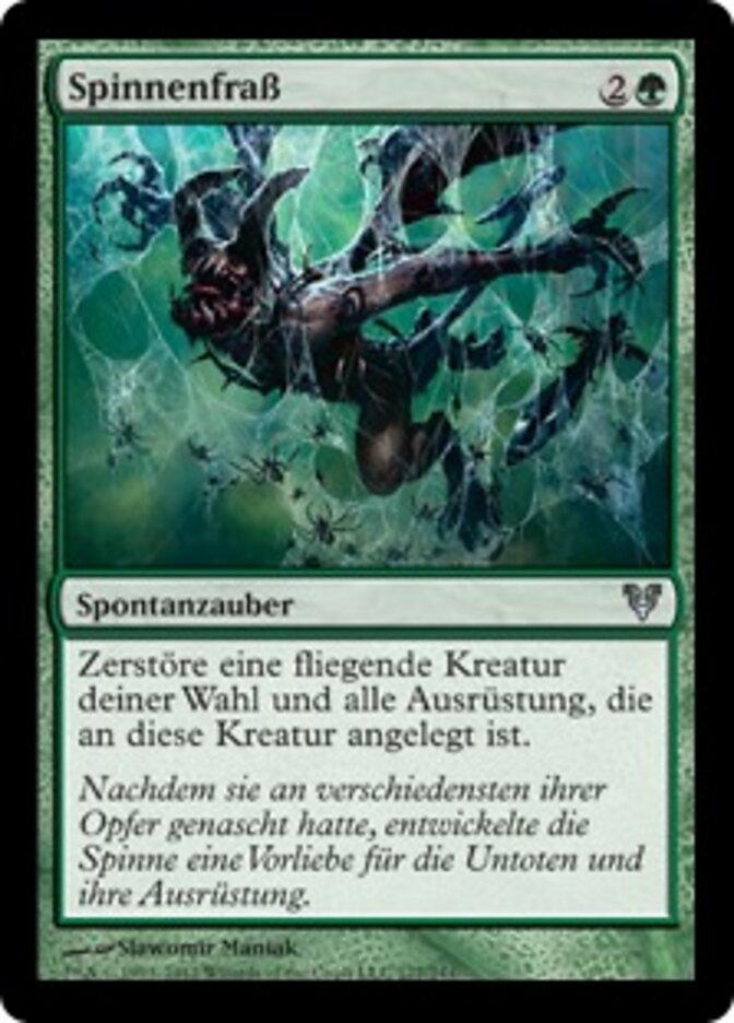 Spinnenfraß