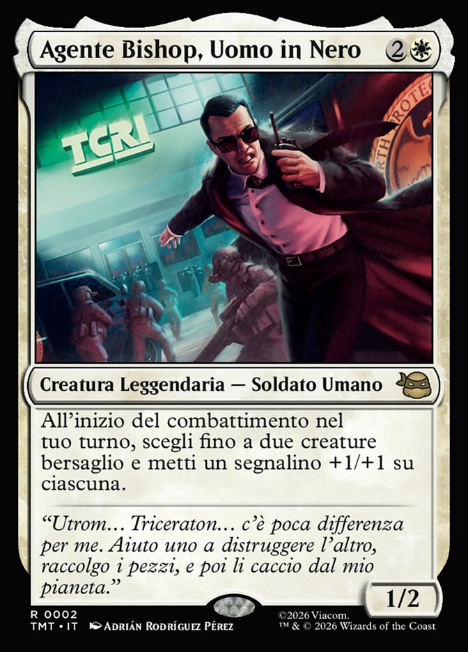 Agente Bishop, Uomo in Nero
