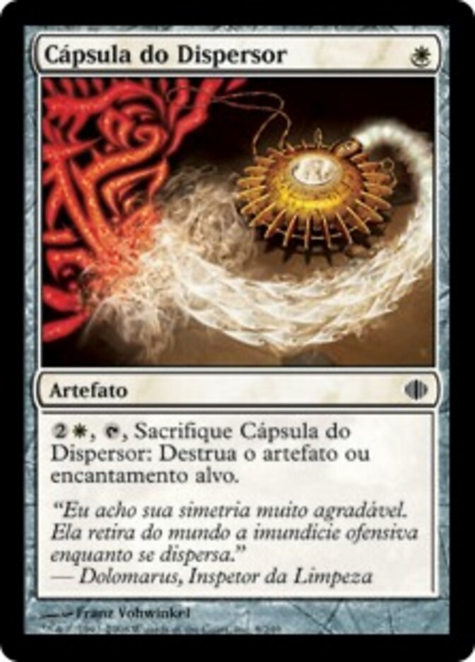 Cápsula do Dispersor