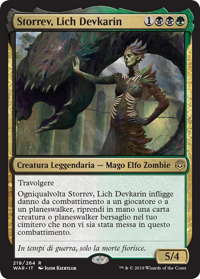 Storrev, Lich Devkarin