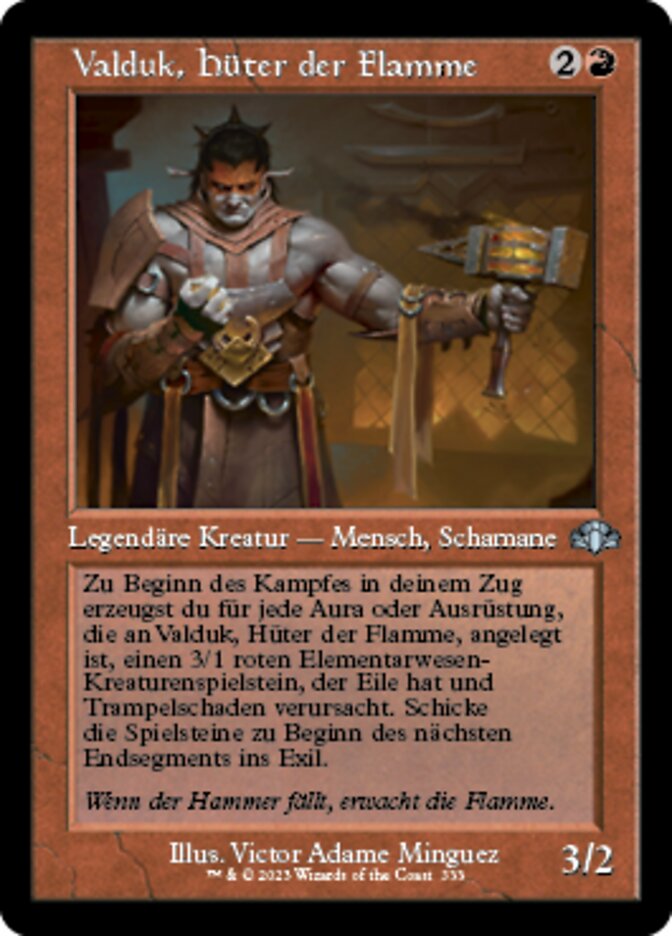 Valduk, Hüter der Flamme