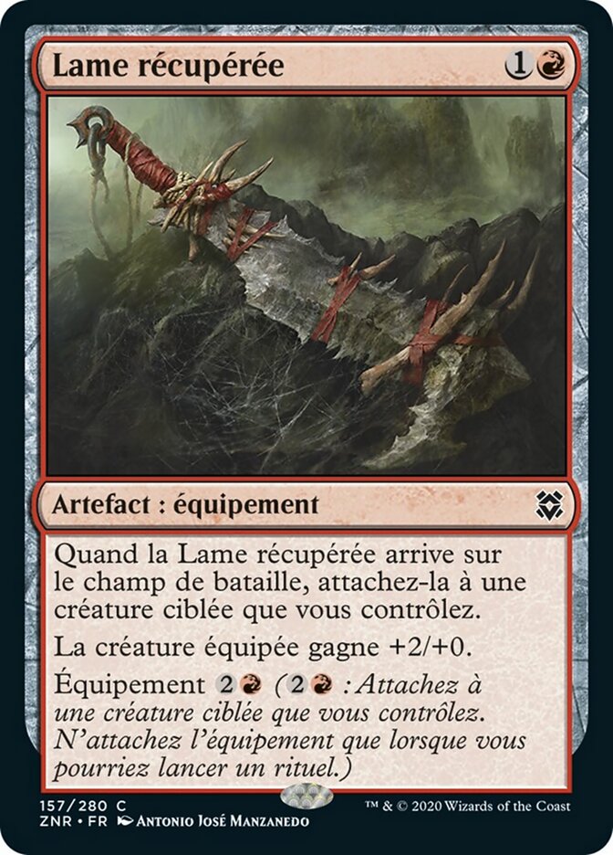 Lame récupérée