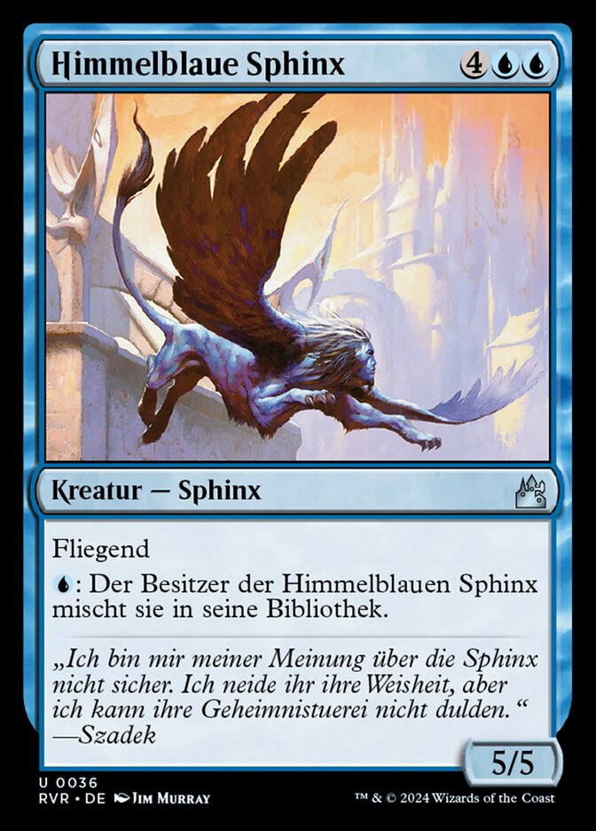 Himmelblaue Sphinx