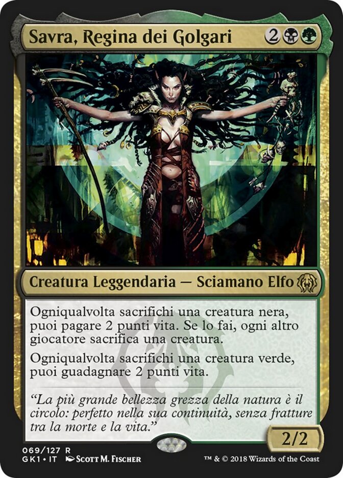 Savra, Regina dei Golgari