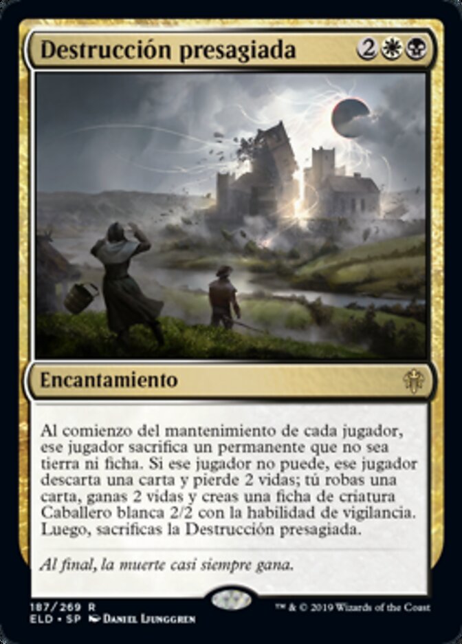 Destrucción presagiada