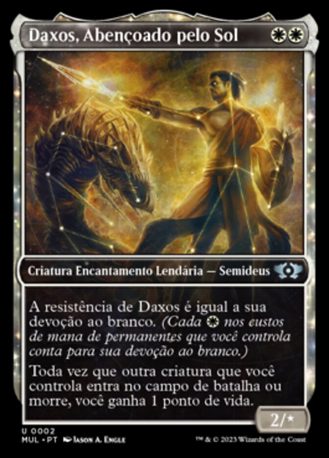 Daxos, Abençoado pelo Sol