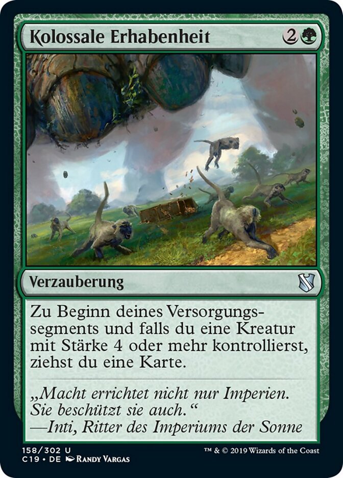 Kolossale Erhabenheit