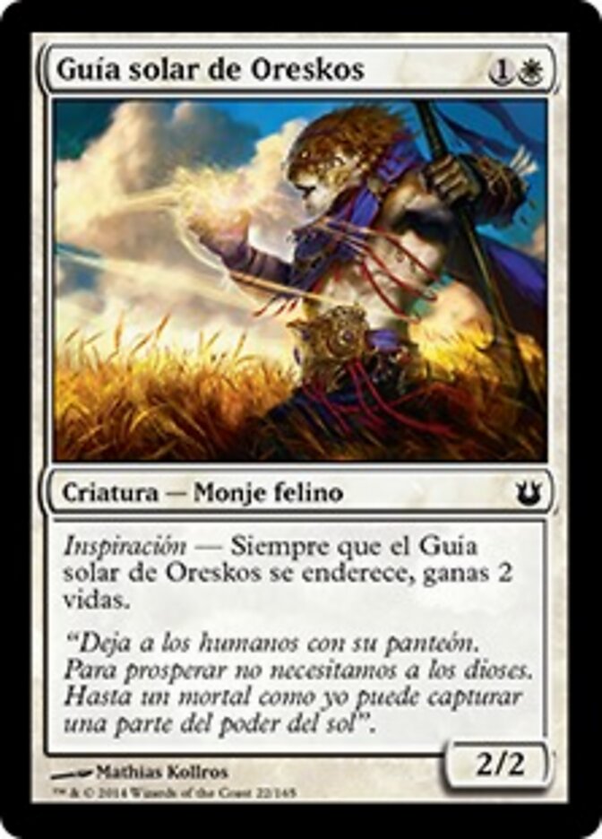 Guía solar de Oreskos