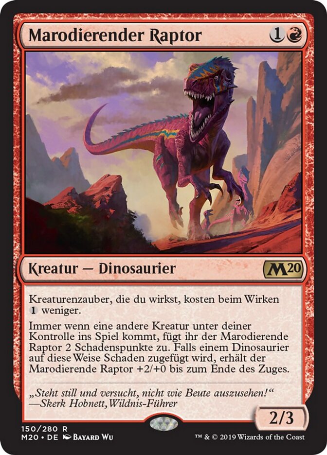 Marodierender Raptor