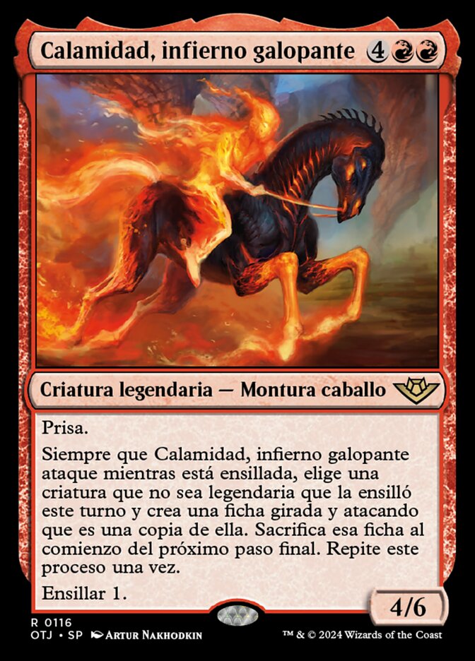 Calamidad, infierno galopante
