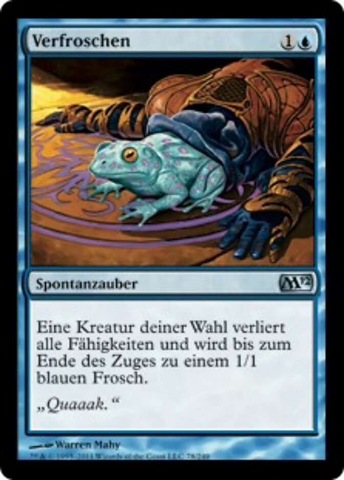 Verfroschen