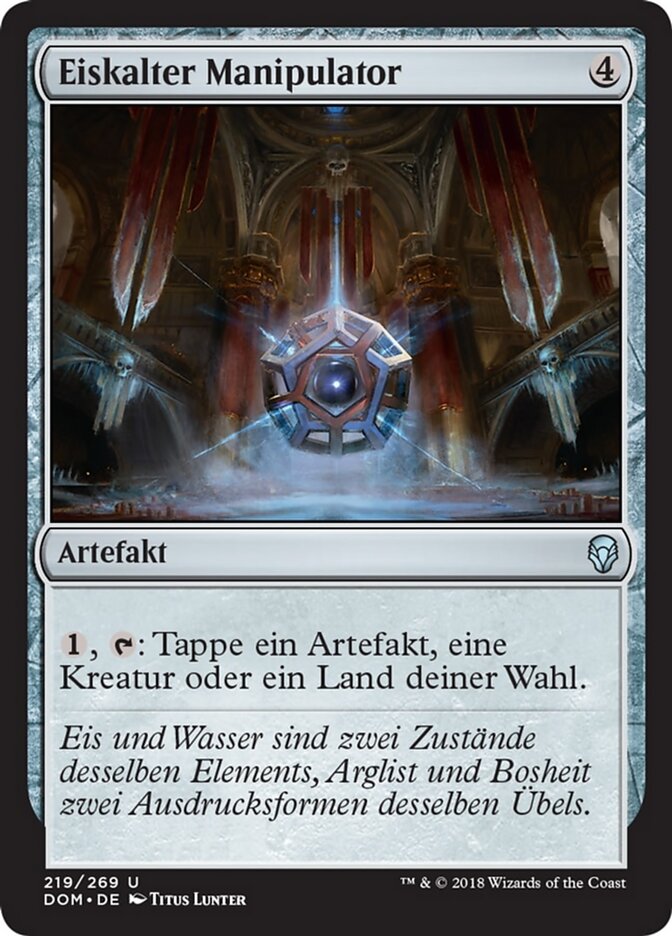 Eiskalter Manipulator