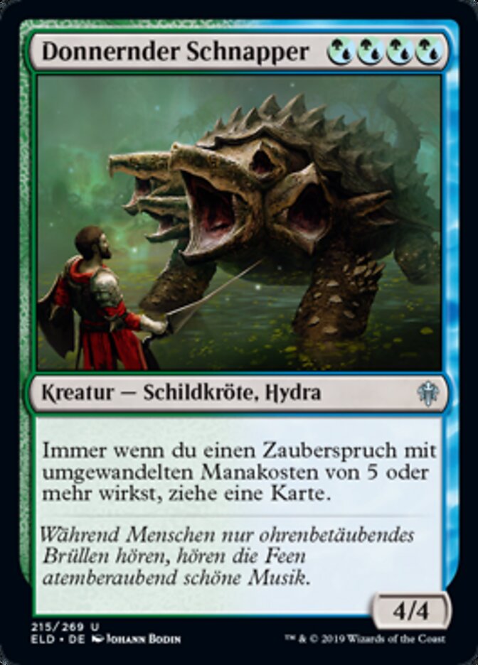 Donnernder Schnapper