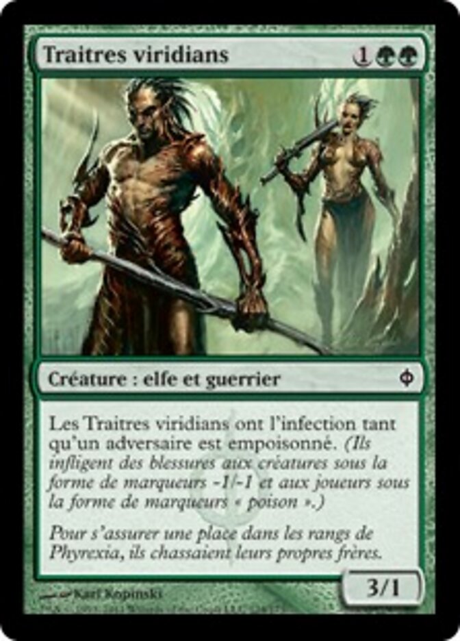 Traitres viridians