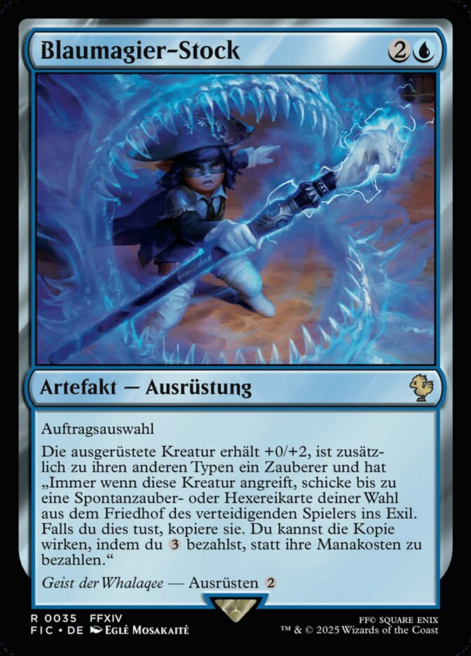 Blaumagier-Stock