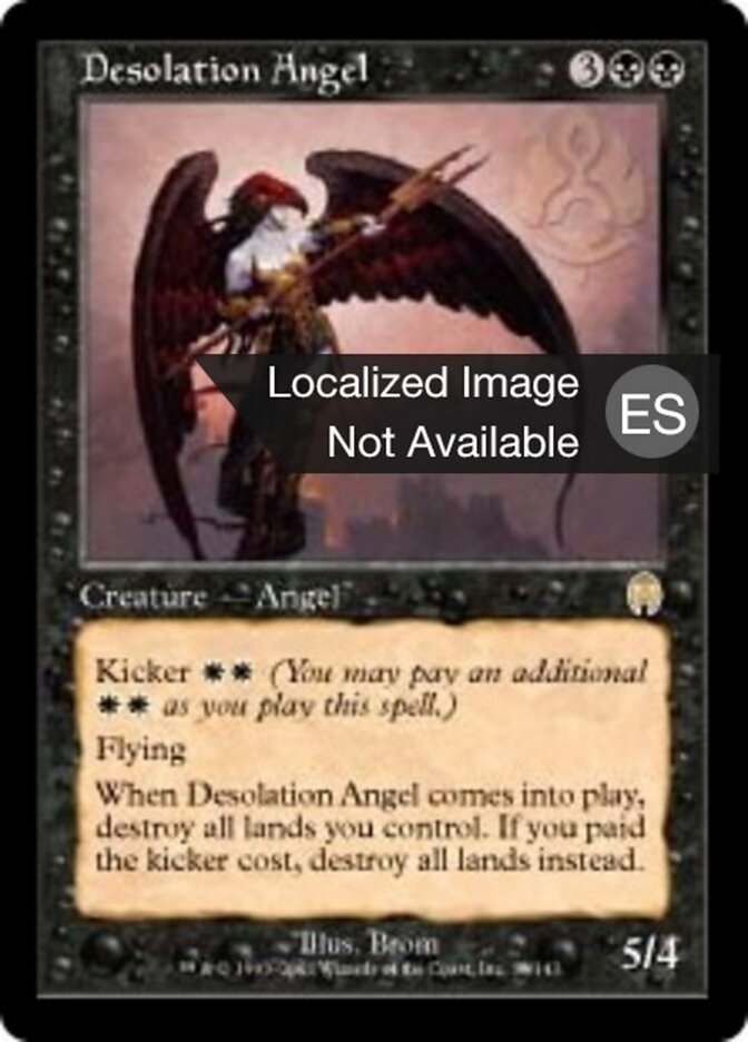 Angel de desolación