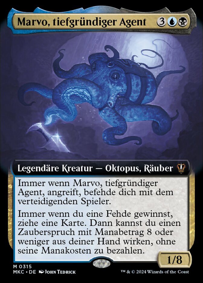 Marvo, tiefgründiger Agent