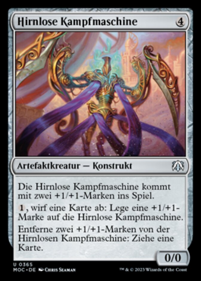 Hirnlose Kampfmaschine