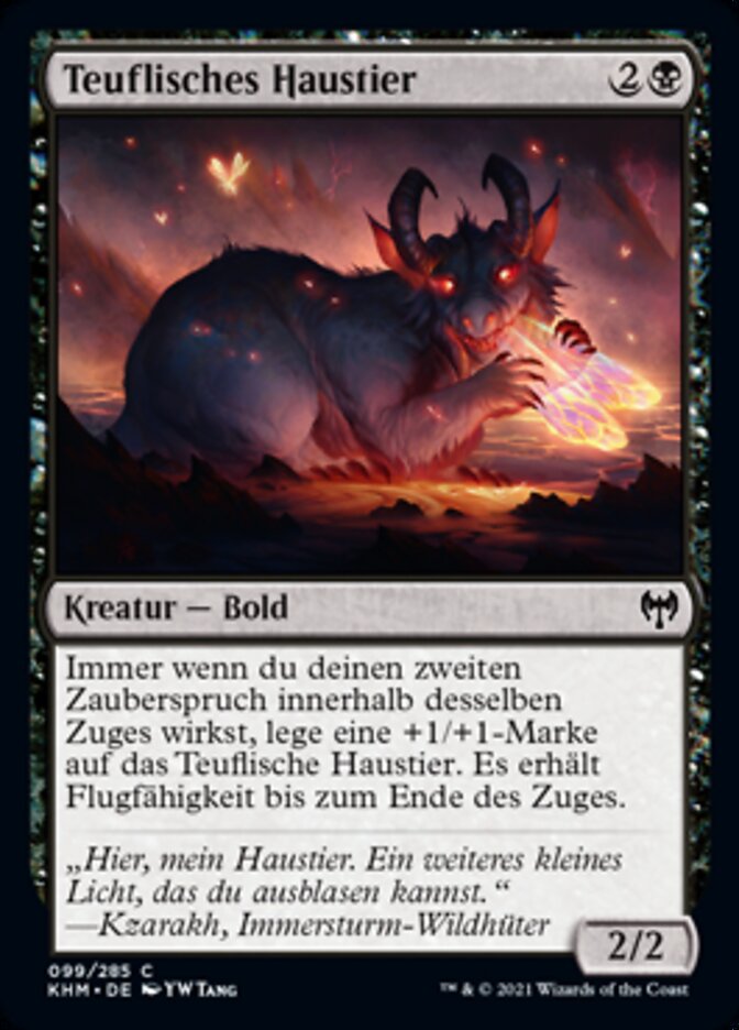 Teuflisches Haustier