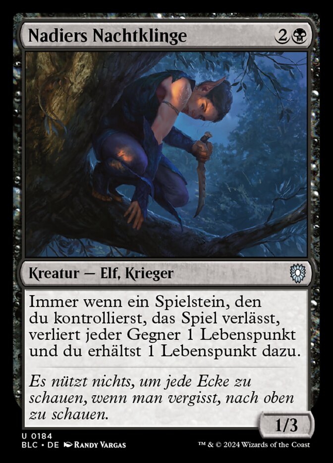 Nadiers Nachtklinge