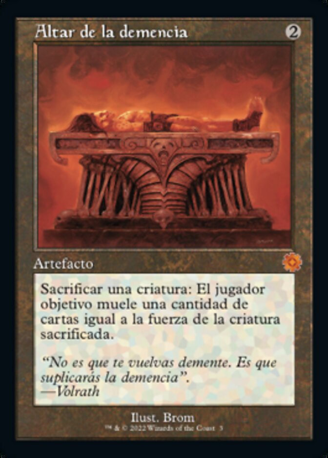 Altar de la demencia