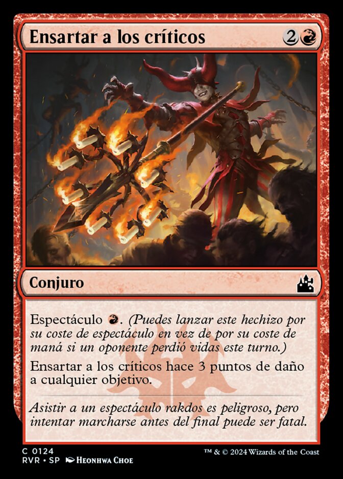 Ensartar a los críticos