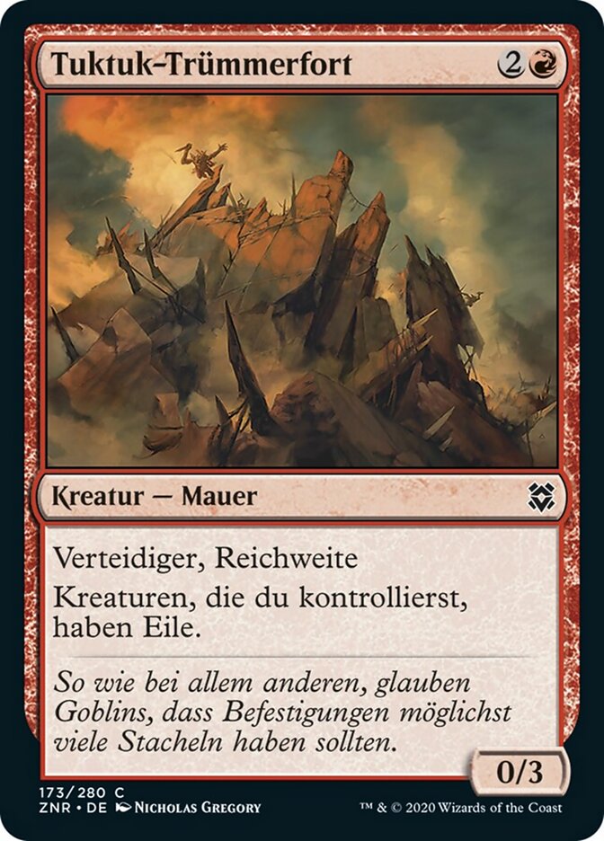 Tuktuk-Trümmerfort