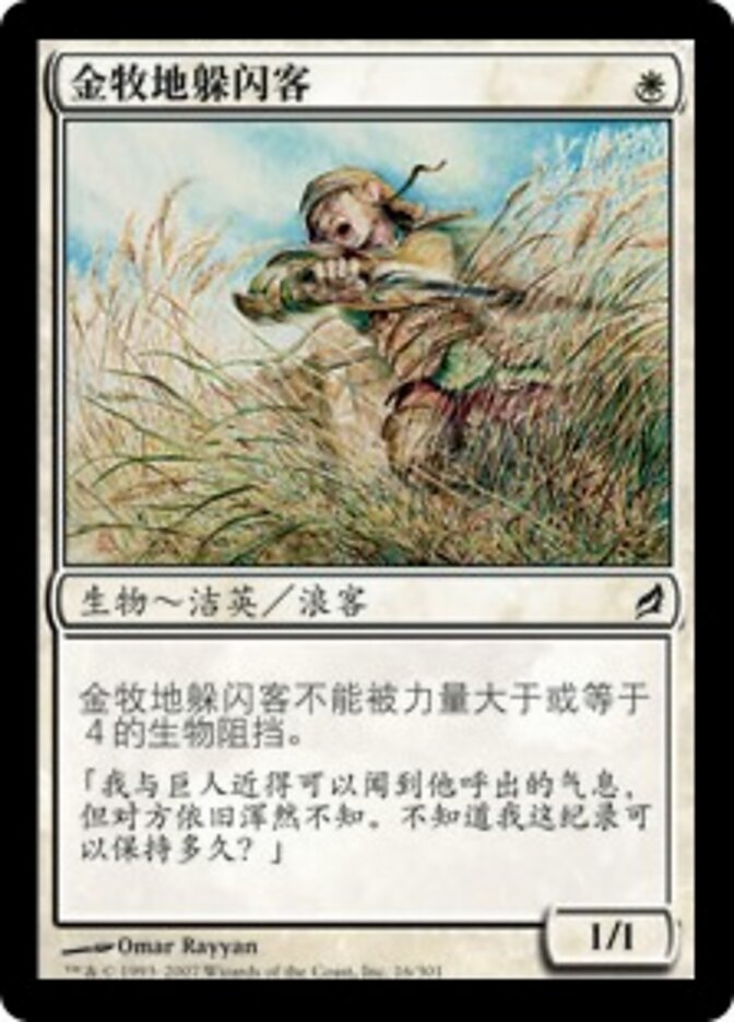 金牧地躲闪客