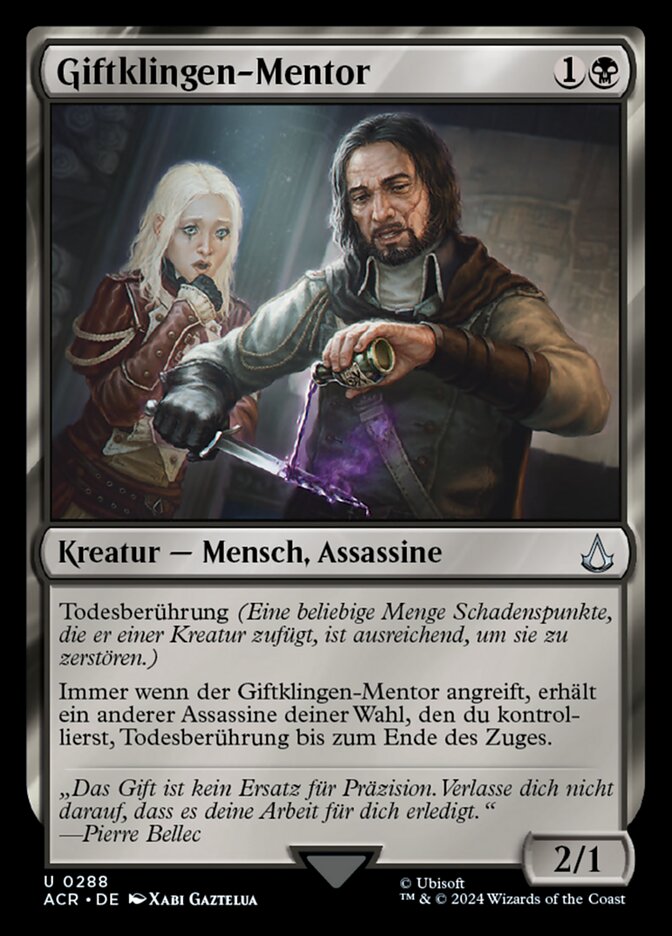 Giftklingen-Mentor