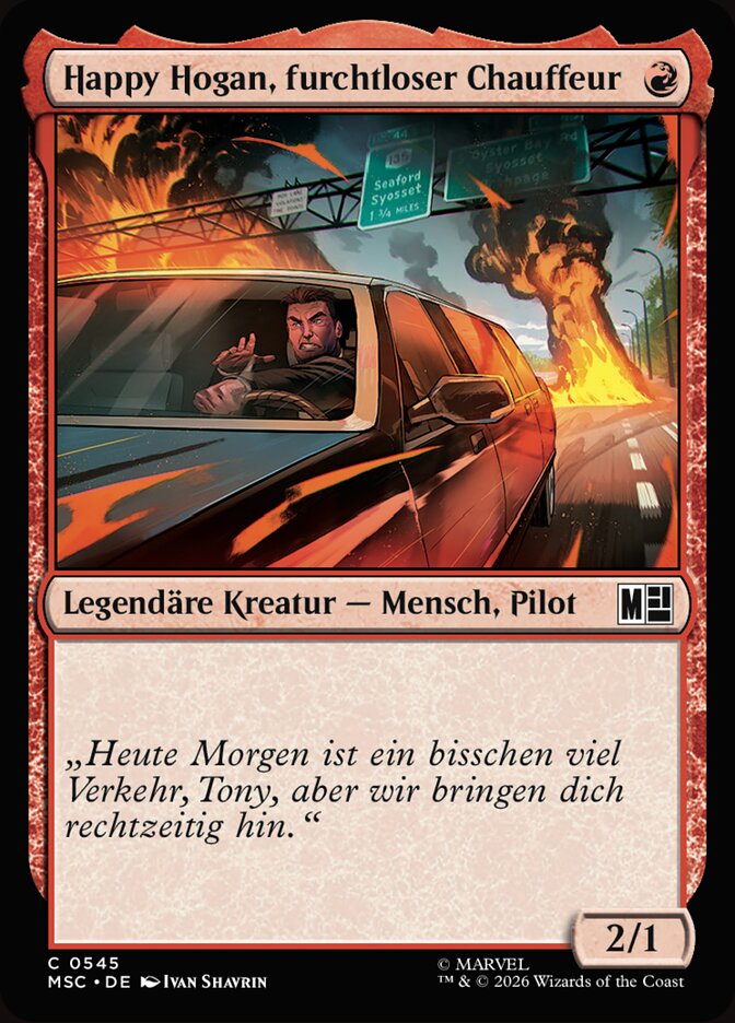 Happy Hogan, furchtloser Chauffeur