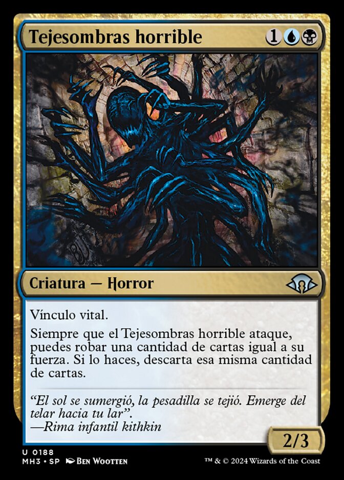 Tejesombras horrible