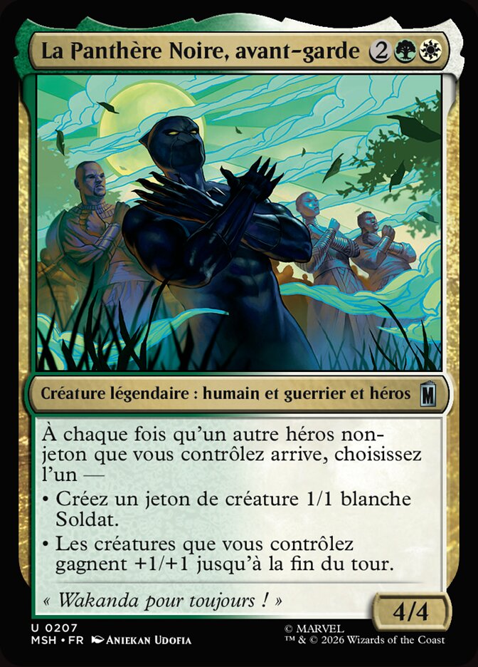 La Panthère Noire, avant-garde