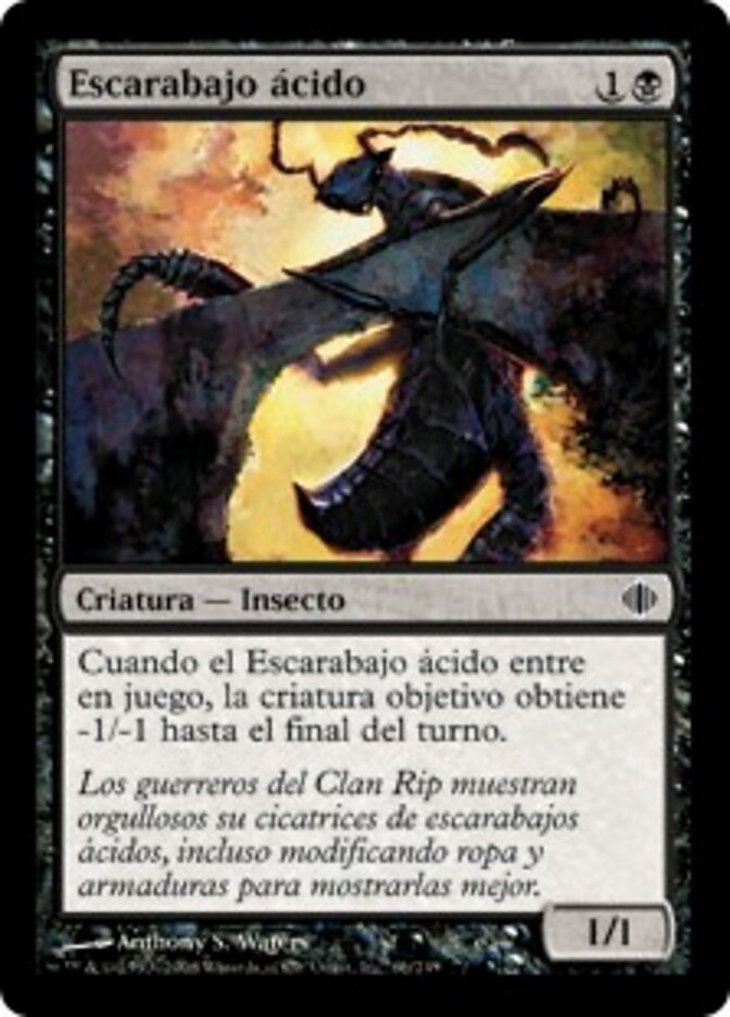 Escarabajo ácido