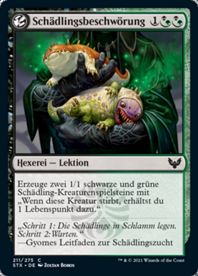 Schädlingsbeschwörung