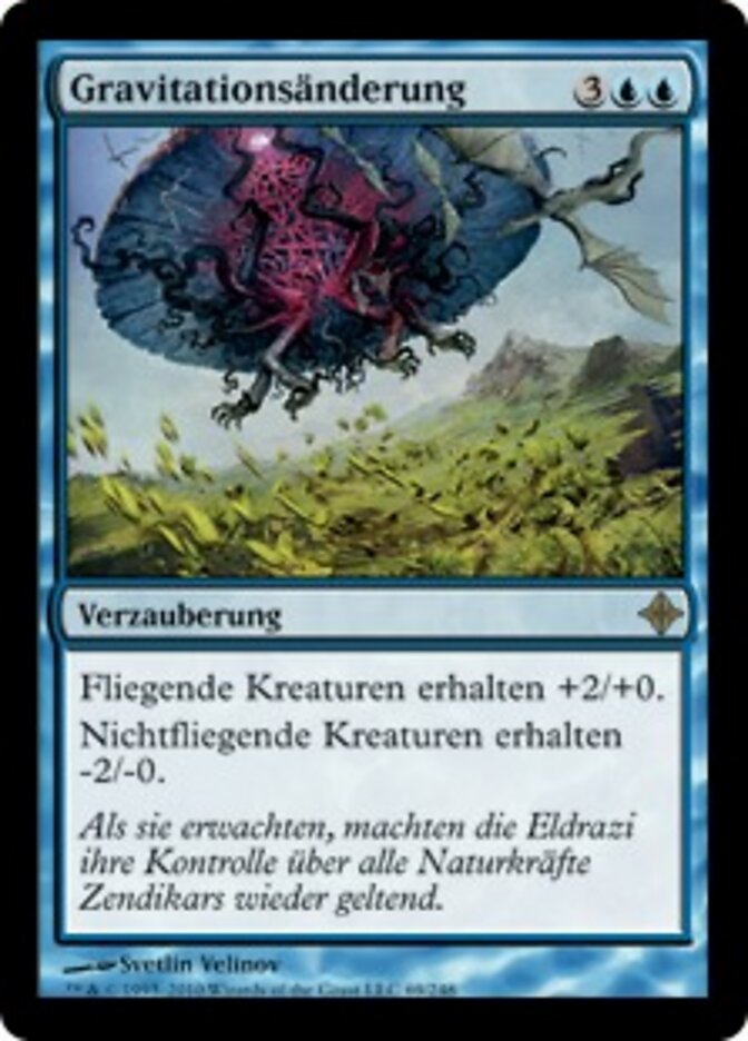 Gravitationsänderung